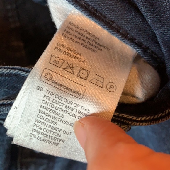H&M skinny jeans in dark blue size 6 - Picture 6 of 8